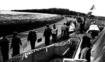 Field Road Side Silent Protest - May 2002